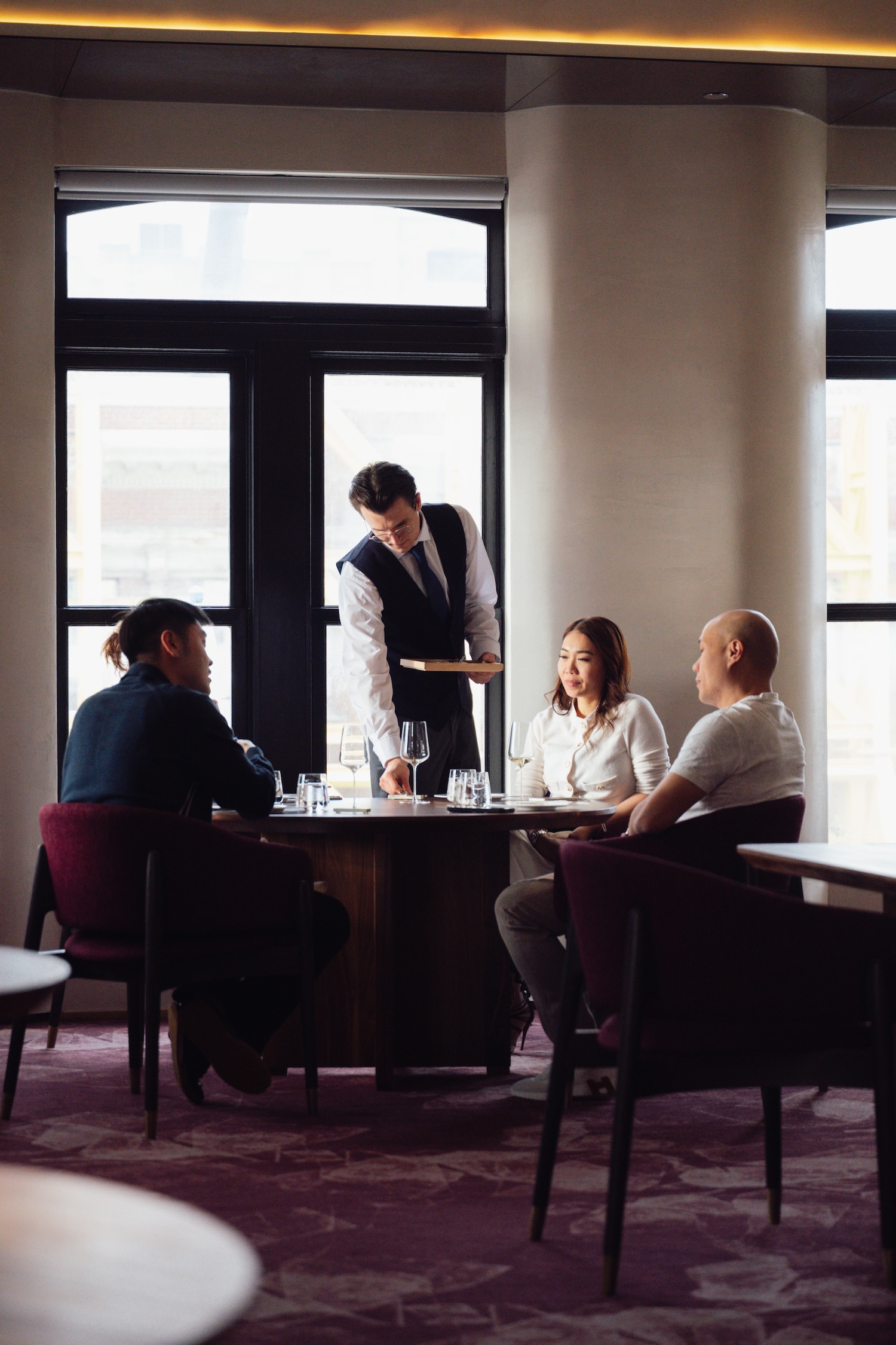 Private dining room interior